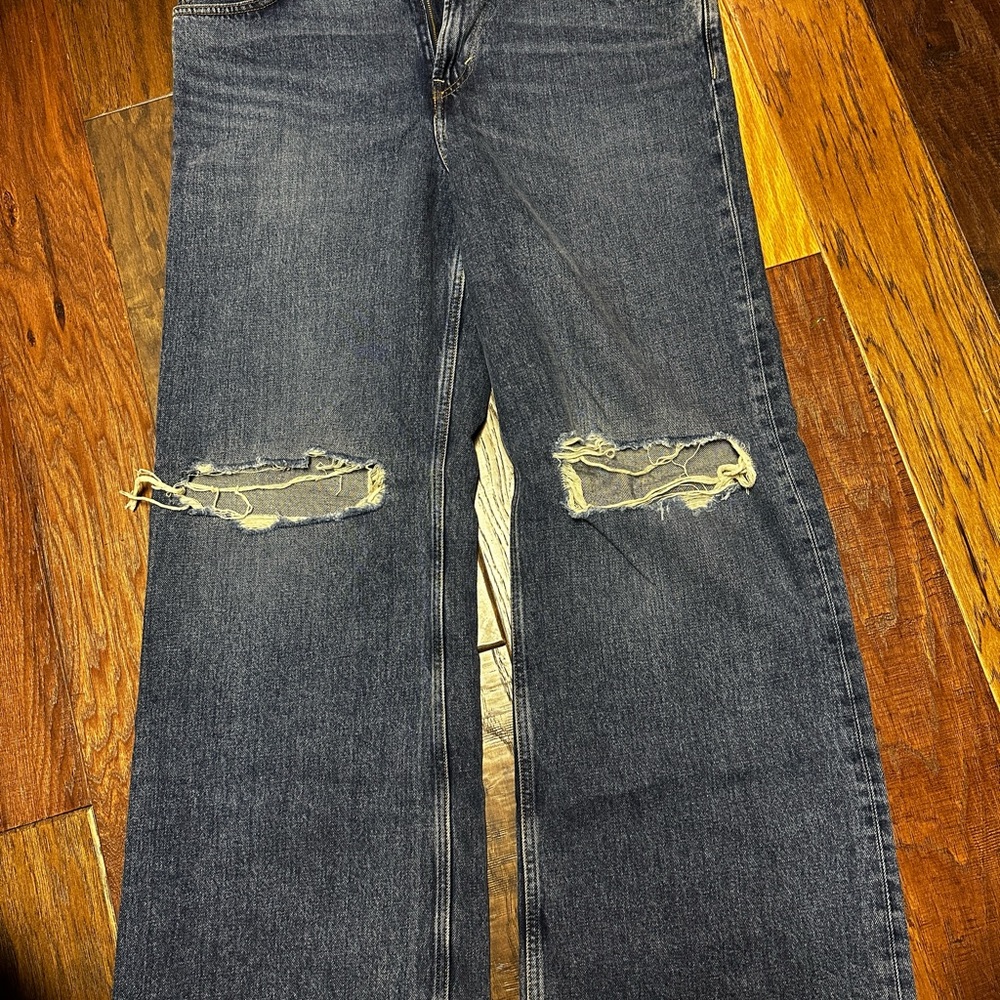 Men’s wide legged flare jeans. Worn once